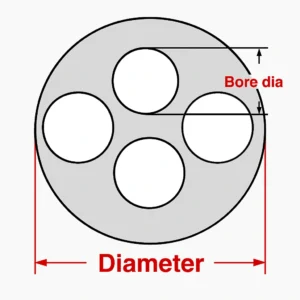 size for porous alumina tube