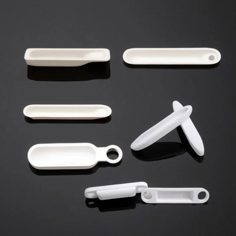 customized alumina ceramic boat deep cavity for combustion