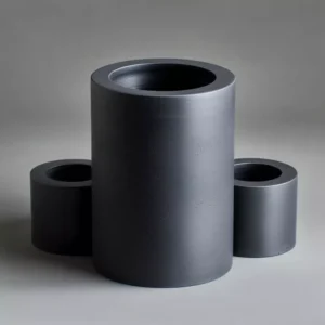 Advanced Cylindrical Silicon Carbide Crucible - Custom Sizes for Research Applications