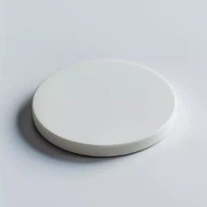 Advanced Zirconia Ceramic Disc - Precision Ground Chamfered Edge Engineering Part