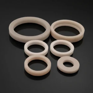 High-purity aluminum nitride ring with 50mm outer diameter