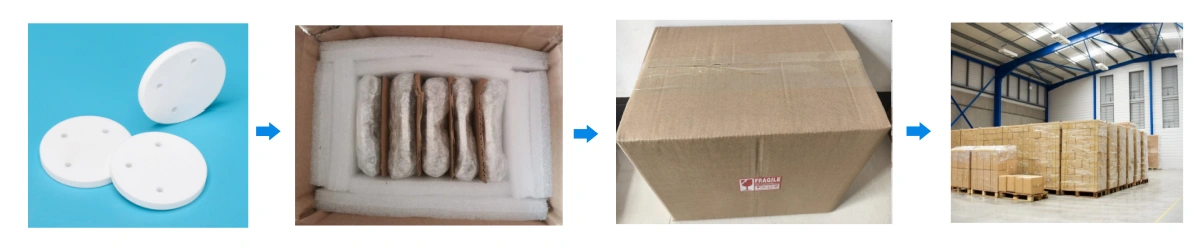 Alumina Ceramic Discs Packaging