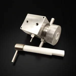 Alumina Ceramic Metering Pump Head – Front View