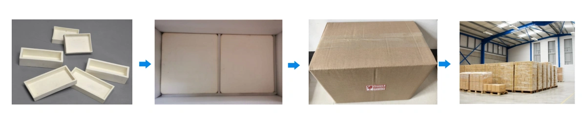 Alumina Ceramic Tray Packaging