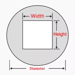 Alumina Corundum Tube with square bore