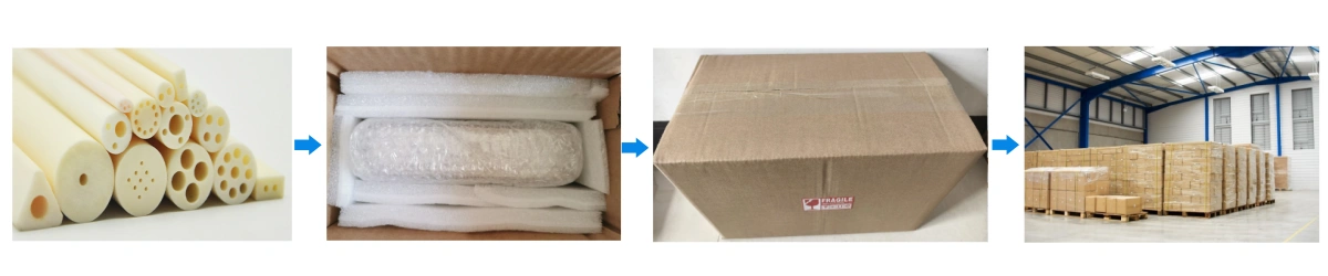 Alumina Multi-Hole Ceramic Tube Packaging