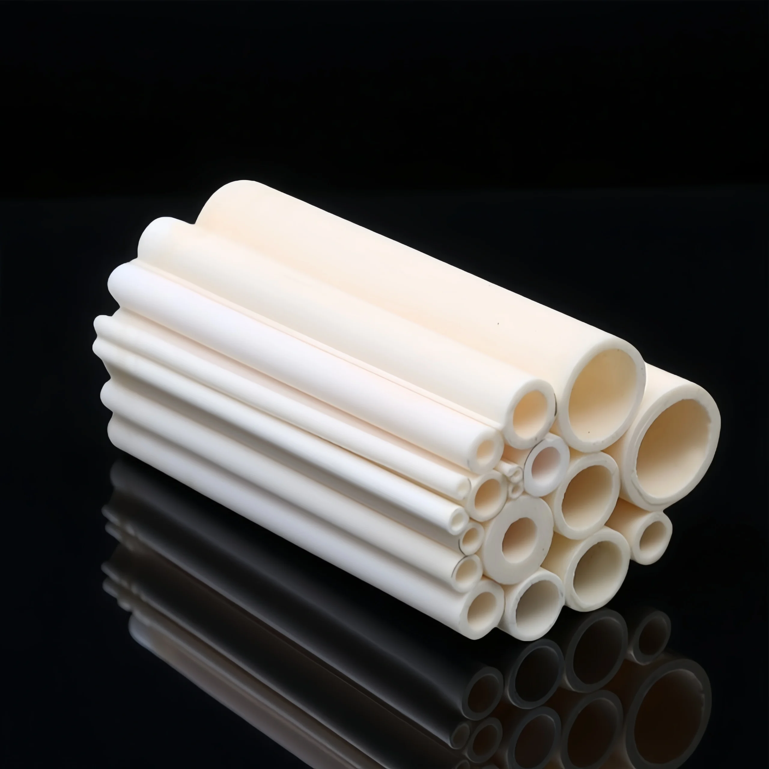Alumina Ceramic Tubes & Pipes Open Both Ends for High-Temperature Industrial Applications