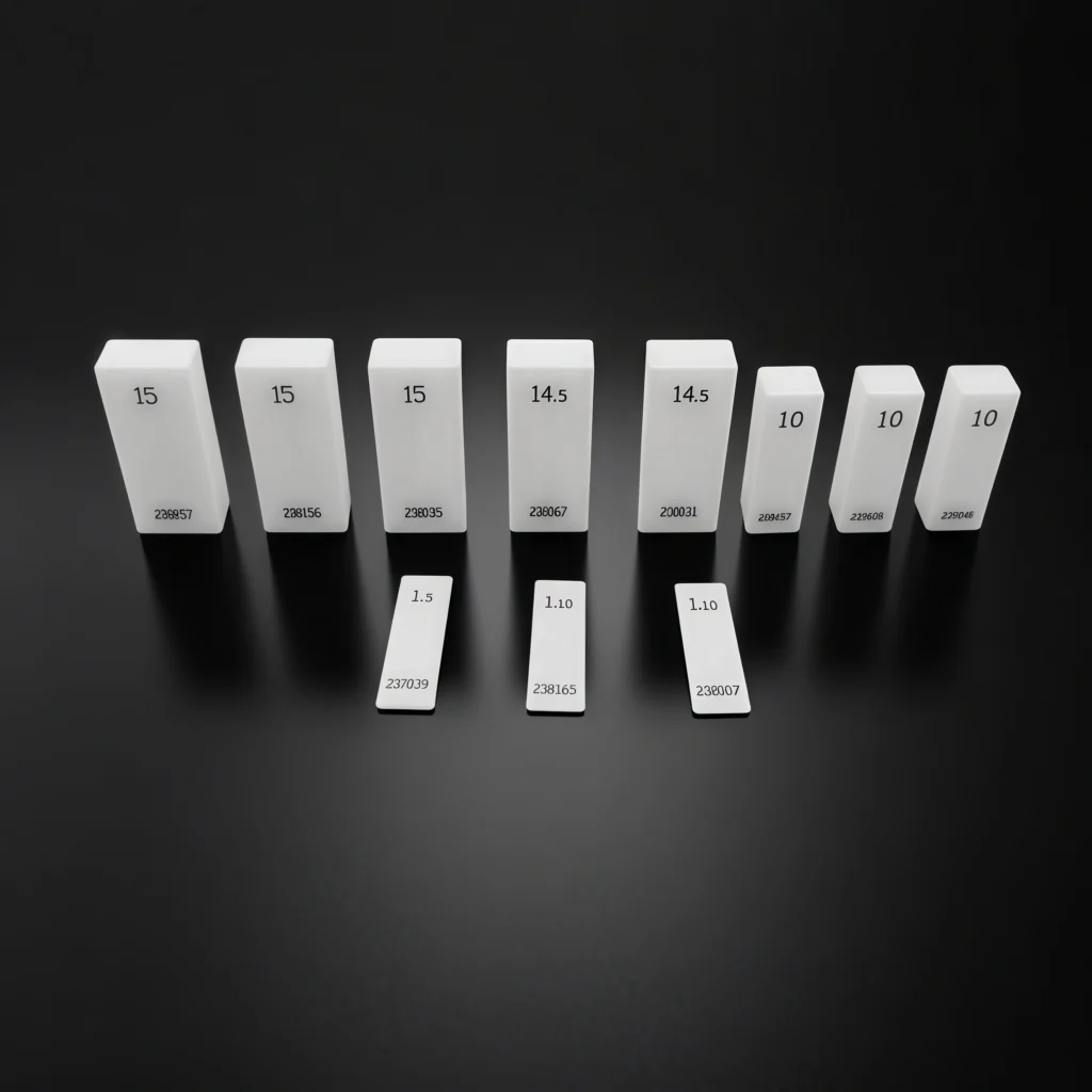 Customized Alumina Gauge Calibration Set with Holder