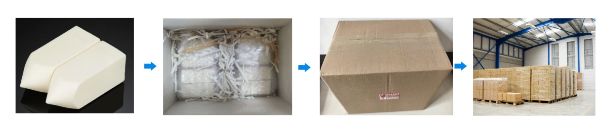 Pointy Alumina Crucibles Packaging