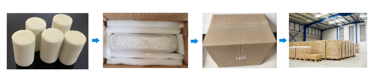 Porous Alumina Rod Packing