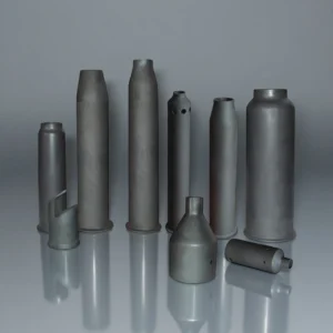 Front view of SiC burner nozzle used in high-temperature furnaces