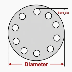 Ten Bore Alumina Tubes