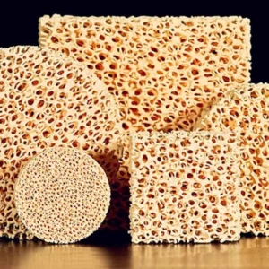 ceramic foam filter for molten metal, zirconia material