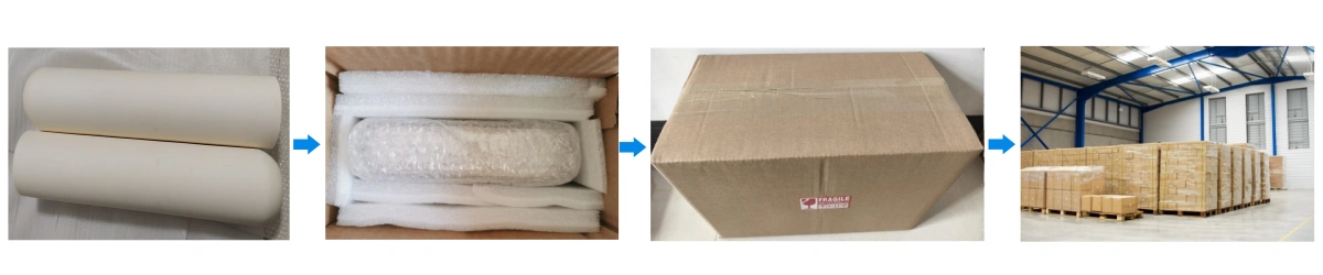 alumina tube closed one end packaging