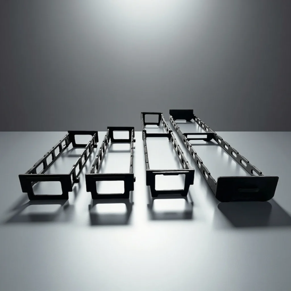 Silicon carbide boat operating at 1600℃ in tube furnace