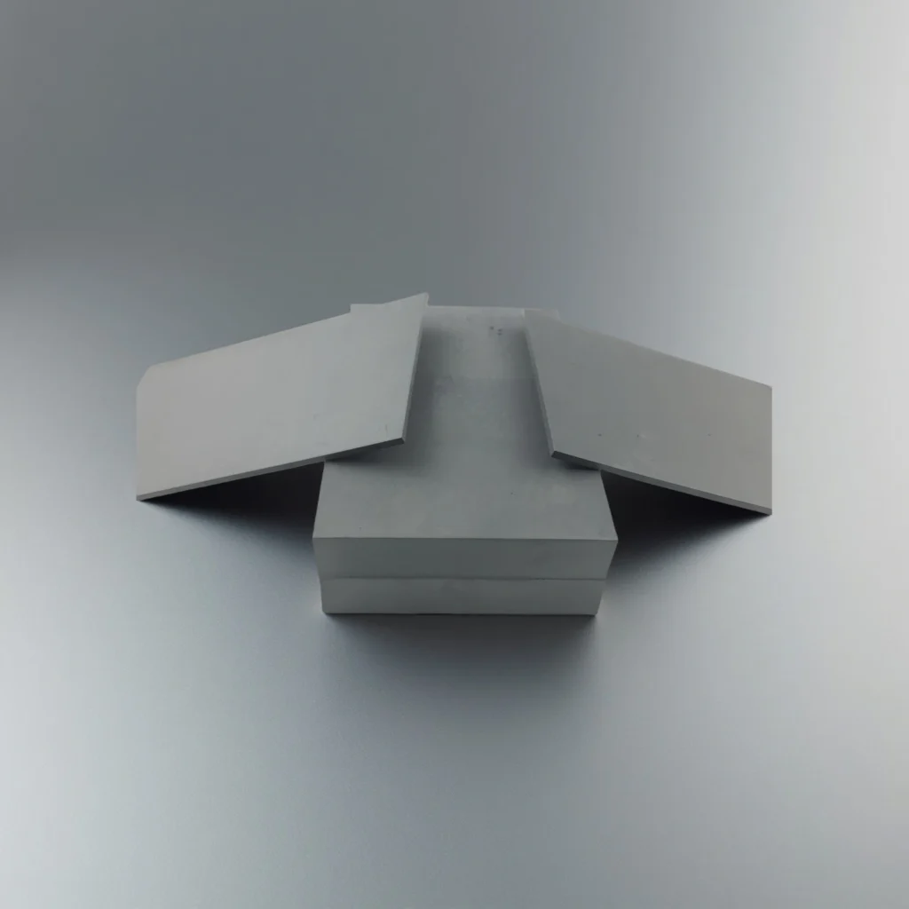 Boron Carbide Plate with Sloped Edge and Flat Polished Surface