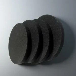 magnified view of PPI porous silicon carbide ceramic filter sponge