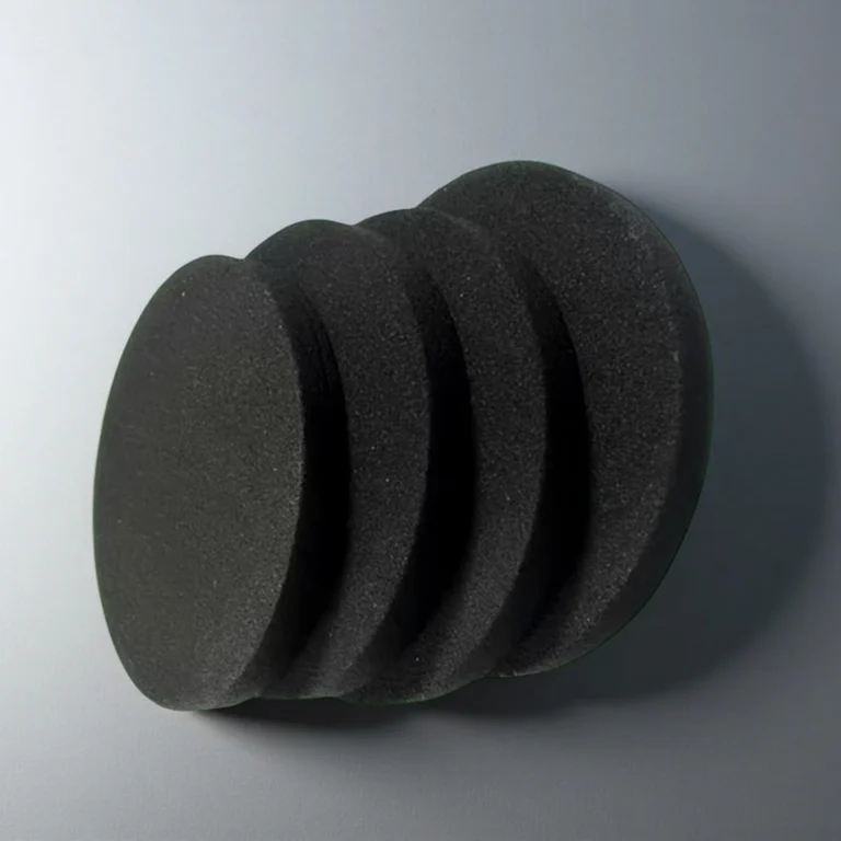 magnified view of PPI porous silicon carbide ceramic filter sponge