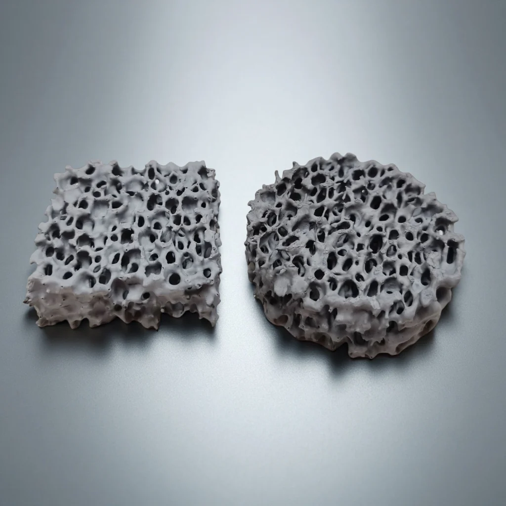 range of standard size ceramic foam filters for aluminum casting