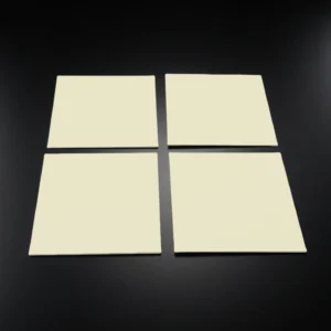 Square 996 alumina substrate with flat polished surface