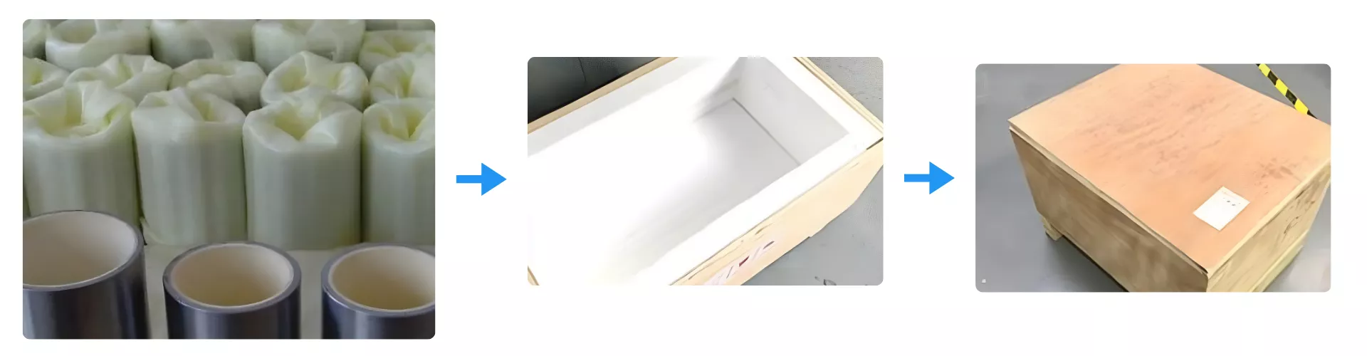 ADCERAX® Packaging of Zirconia Ceramic Cylinder Sleeve