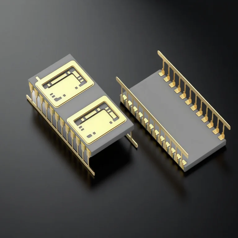 Aluminum nitride ceramic housing for IGBT module