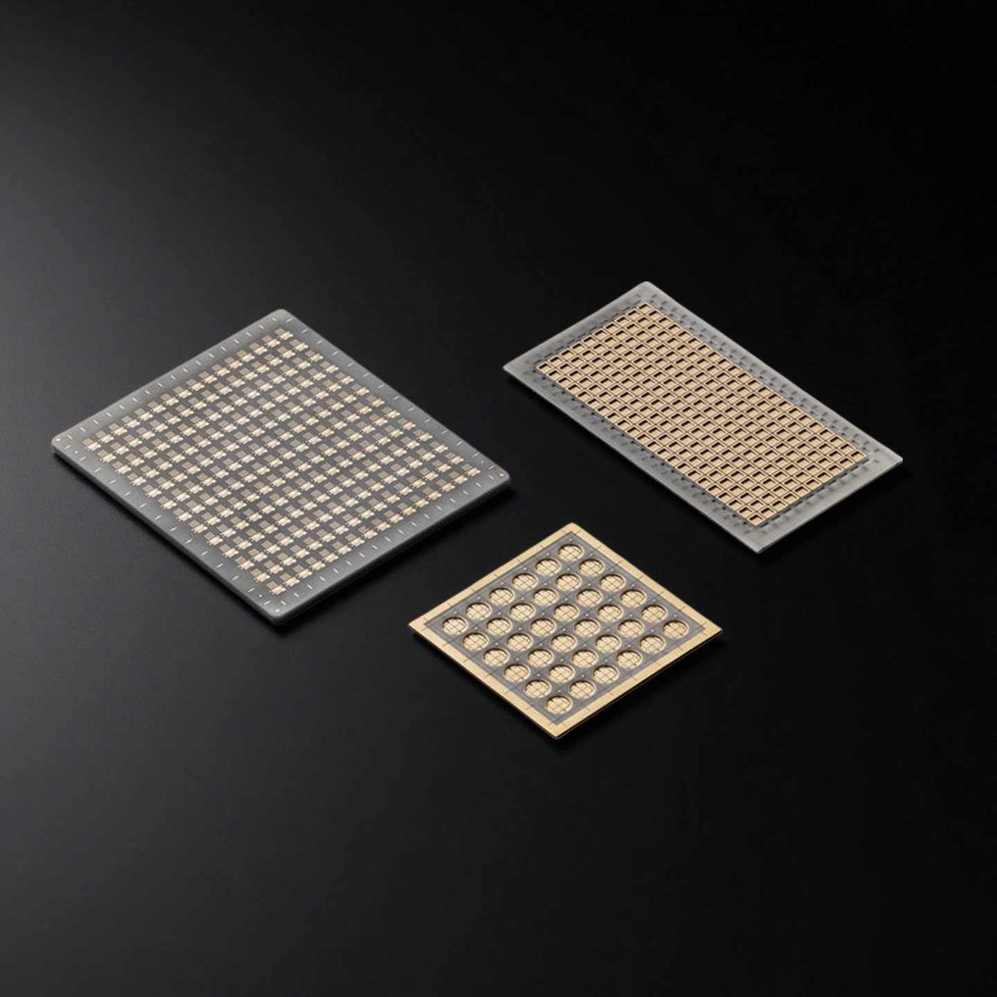 High thermal conductivity AlN ceramic base for UV LED modules