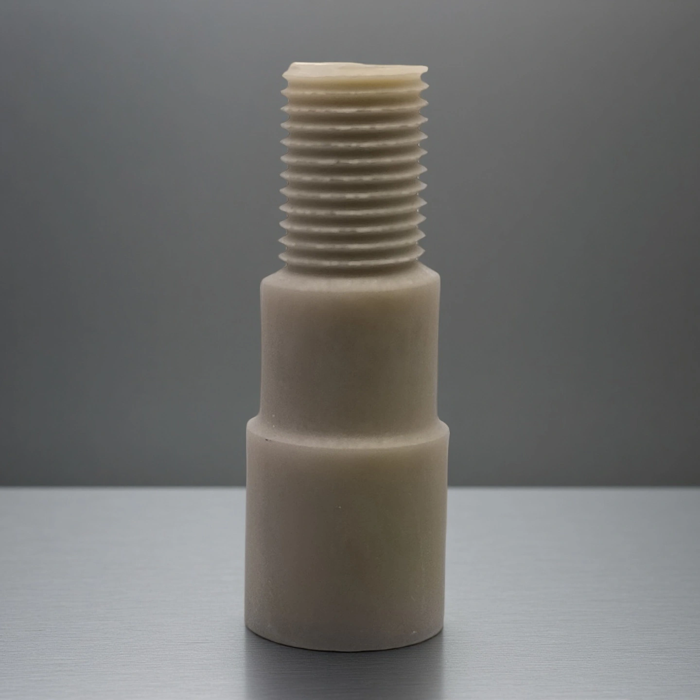 Aluminum nitride ceramic cylinder used in RF and microwave devices