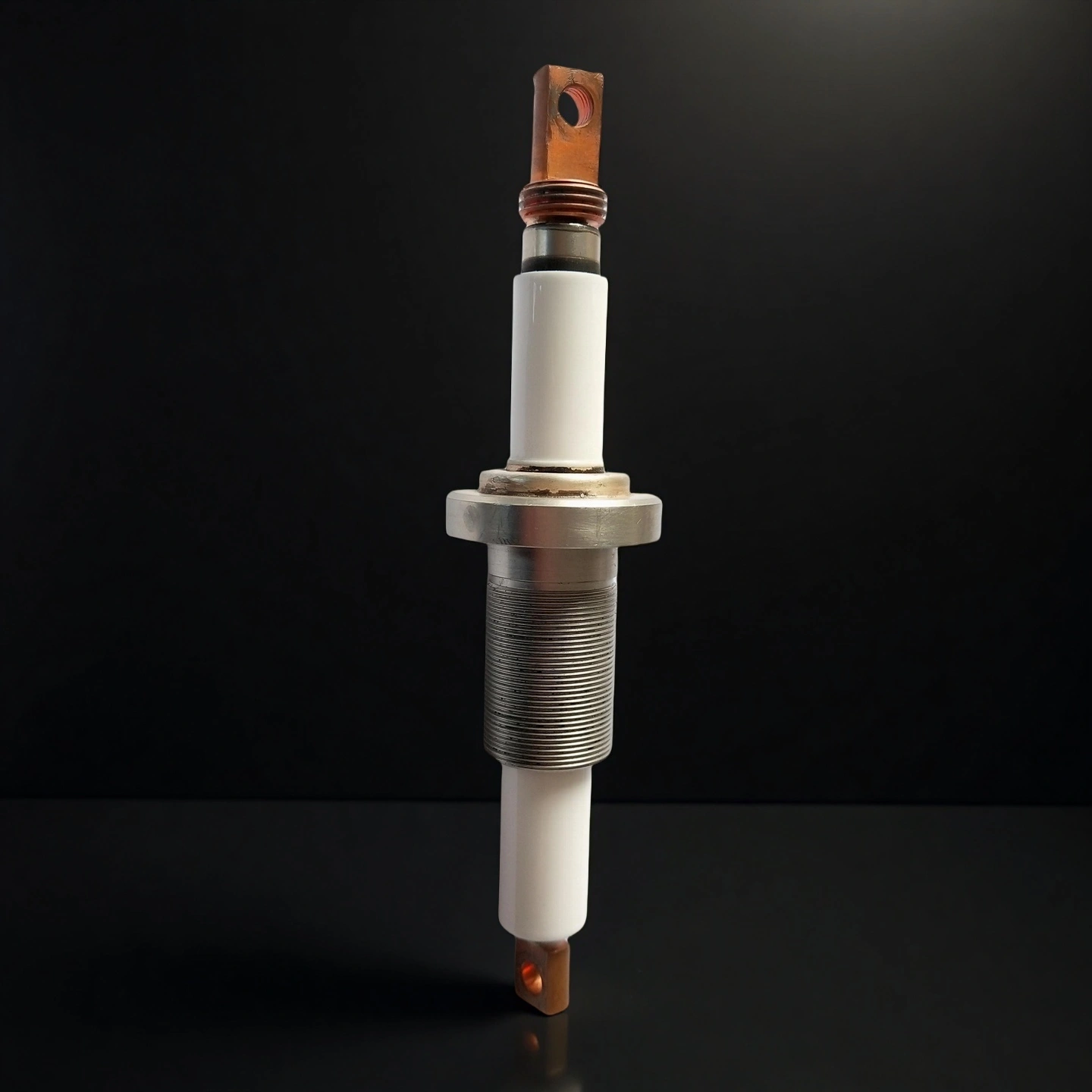 Technical drawing of alumina ceramic electrode with polished surface