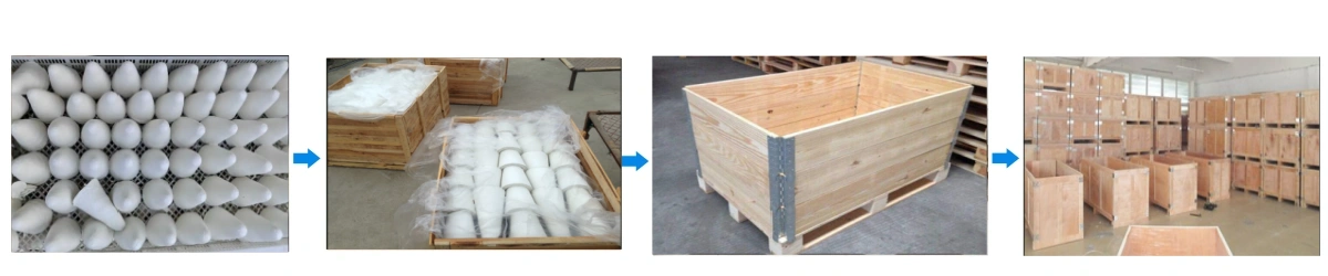 Alumina Ceramic Fiber Plug Packaging