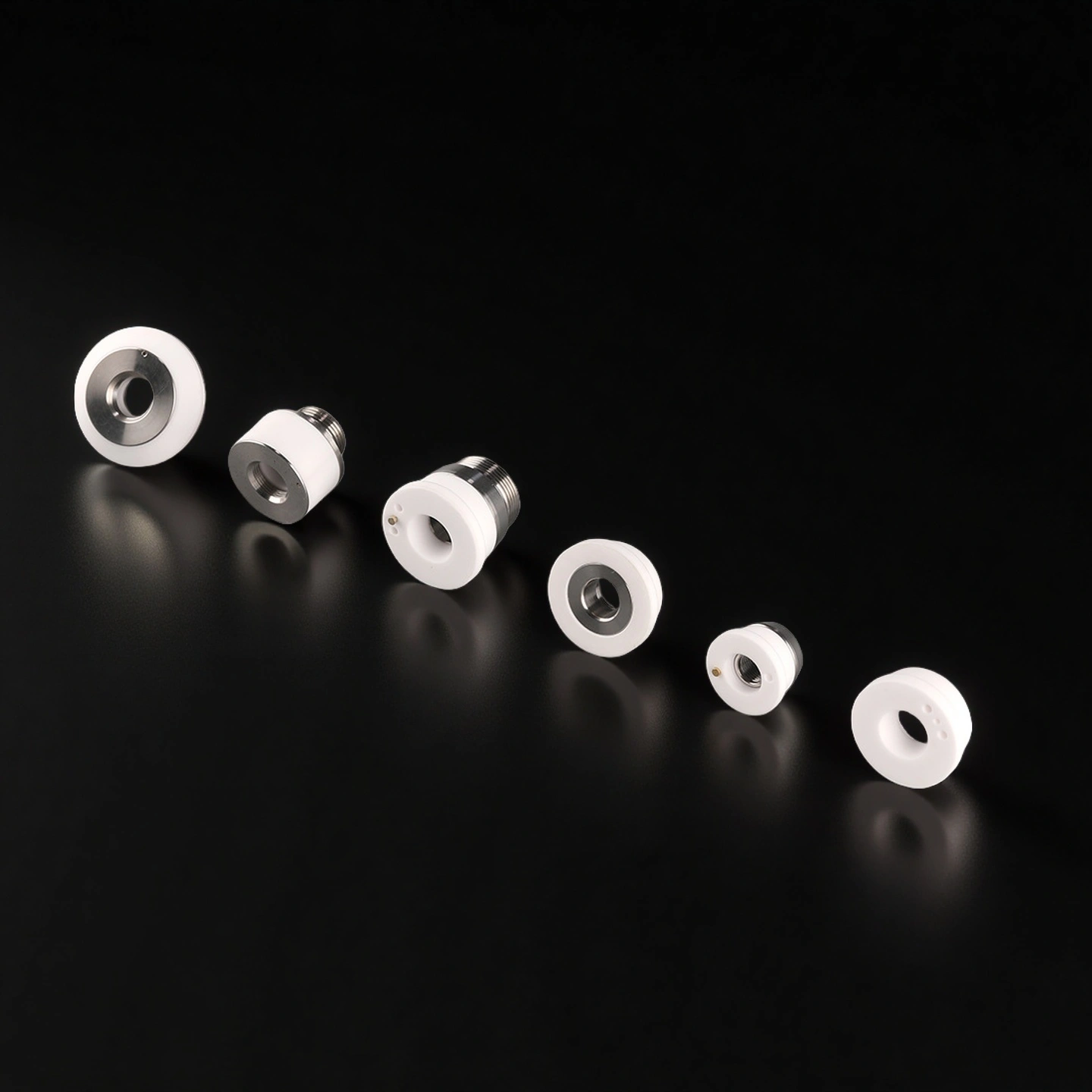 High-purity ceramic ring for fiber laser nozzle insulation