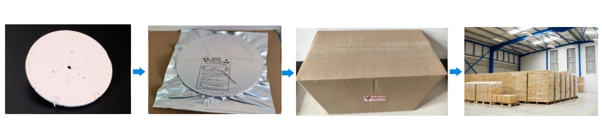 Alumina Ceramic Semiconductor Parts Packaging