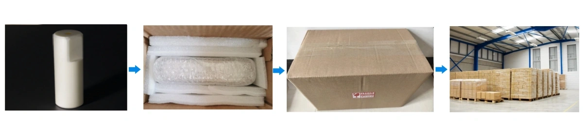 Alumina Ceramic Support Shaft Packaging