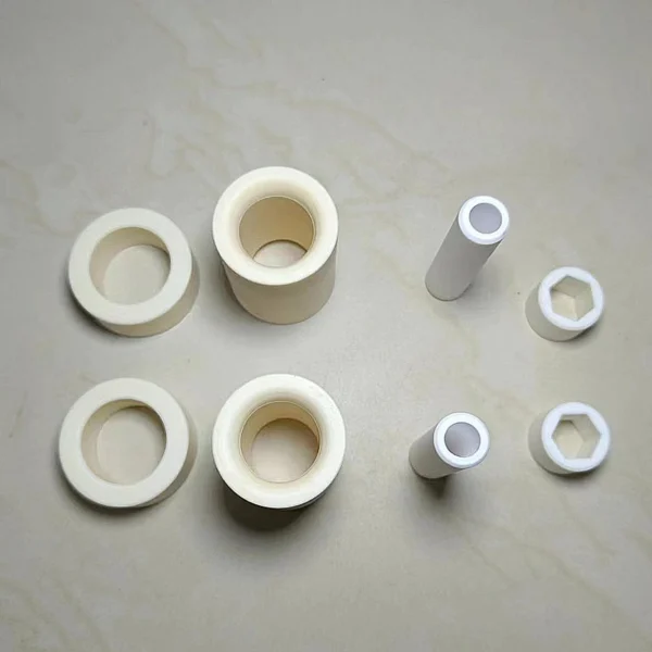 Alumina ceramic sleeve for high-temp shaft insulation