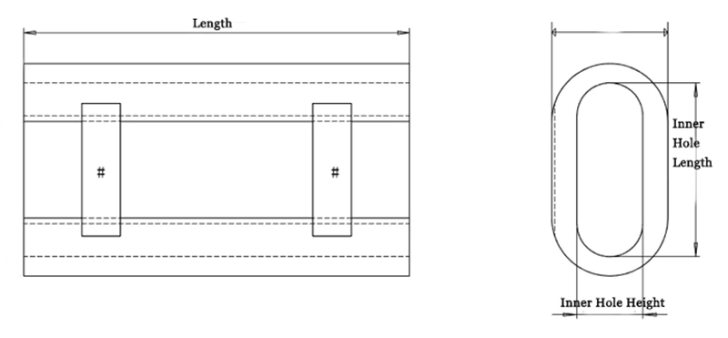 size of Alumina Ceramic Laser Reflector-Ovail Shaped2