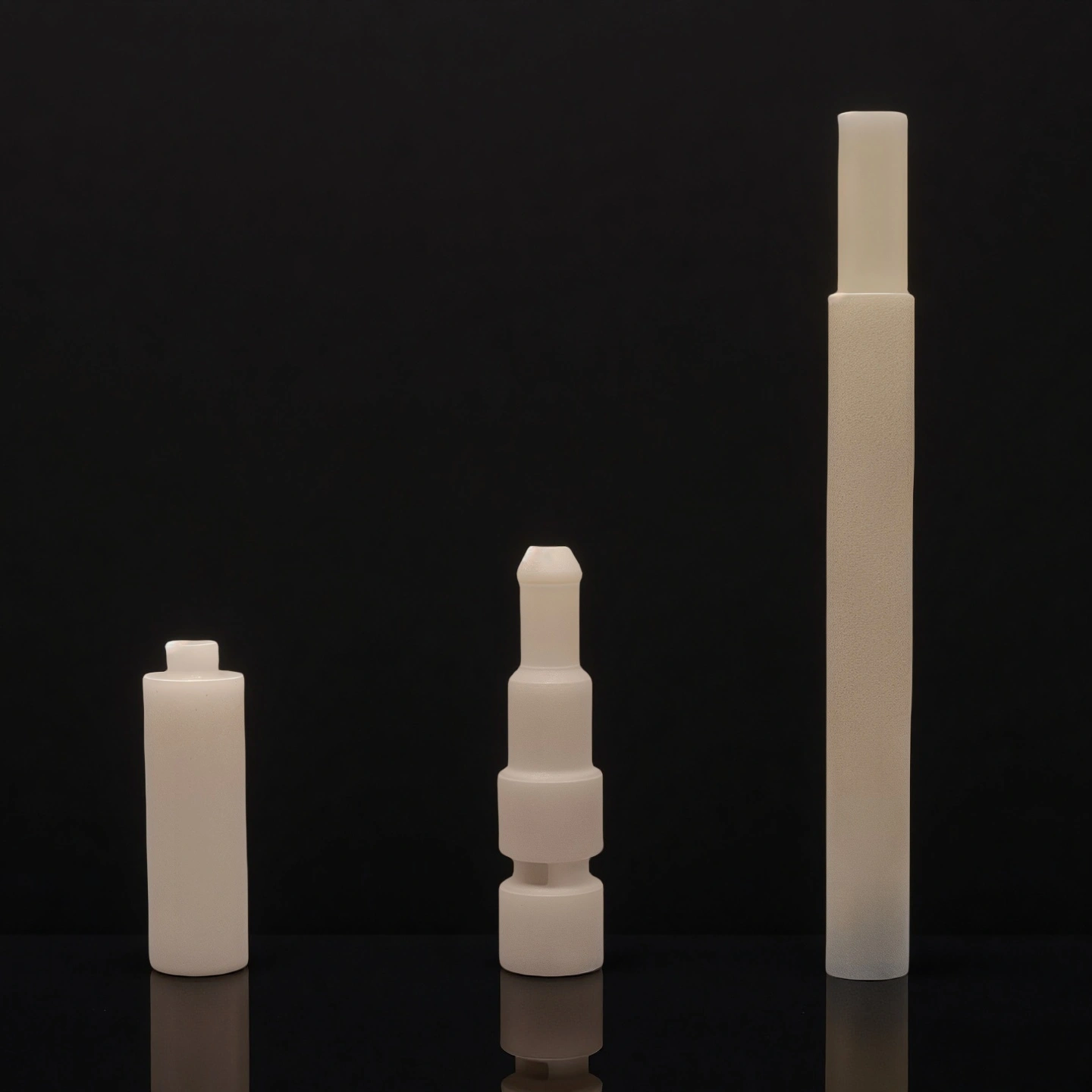 Cylindrical aluminum nitride ceramic nozzle with 3mm ID
