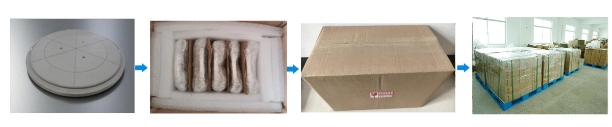 Aluminum Nitride Electrostatic Chuck Packaging