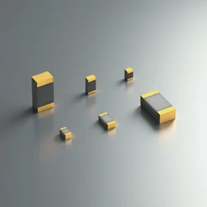 Top view of rectangular aluminum nitride ceramic heat sink plate