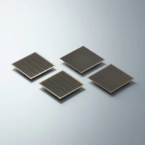 AlN substrate with metallization for optical module packaging