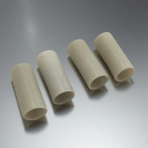 Cylindrical aluminum nitride ceramic tube for vacuum furnace