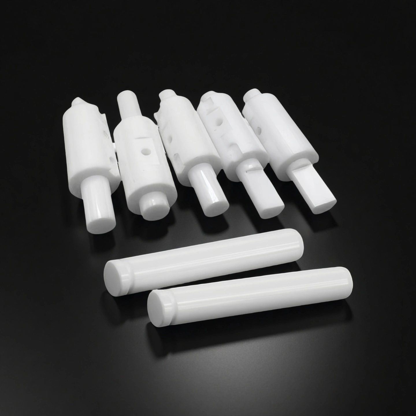 Batch-packed zirconia plungers for industrial use