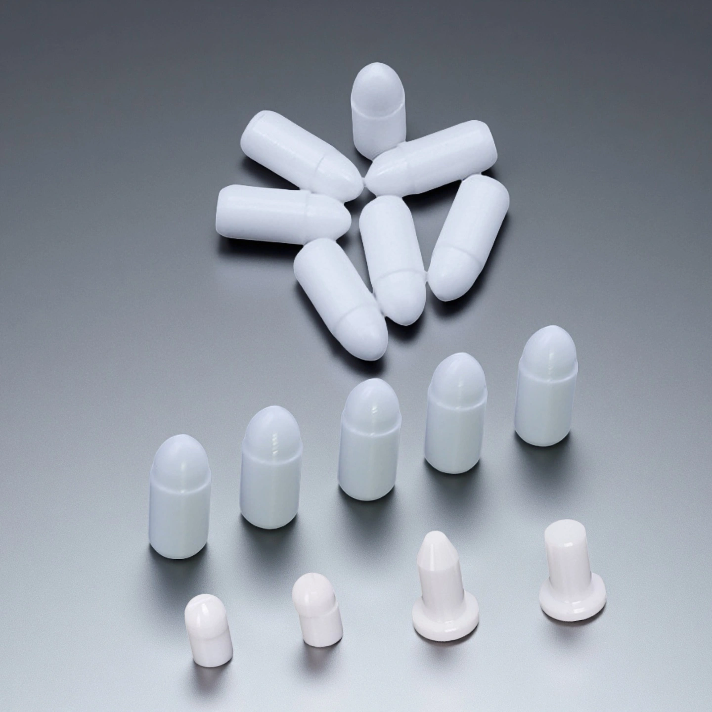 Zirconia pin used in robotic welding fixture