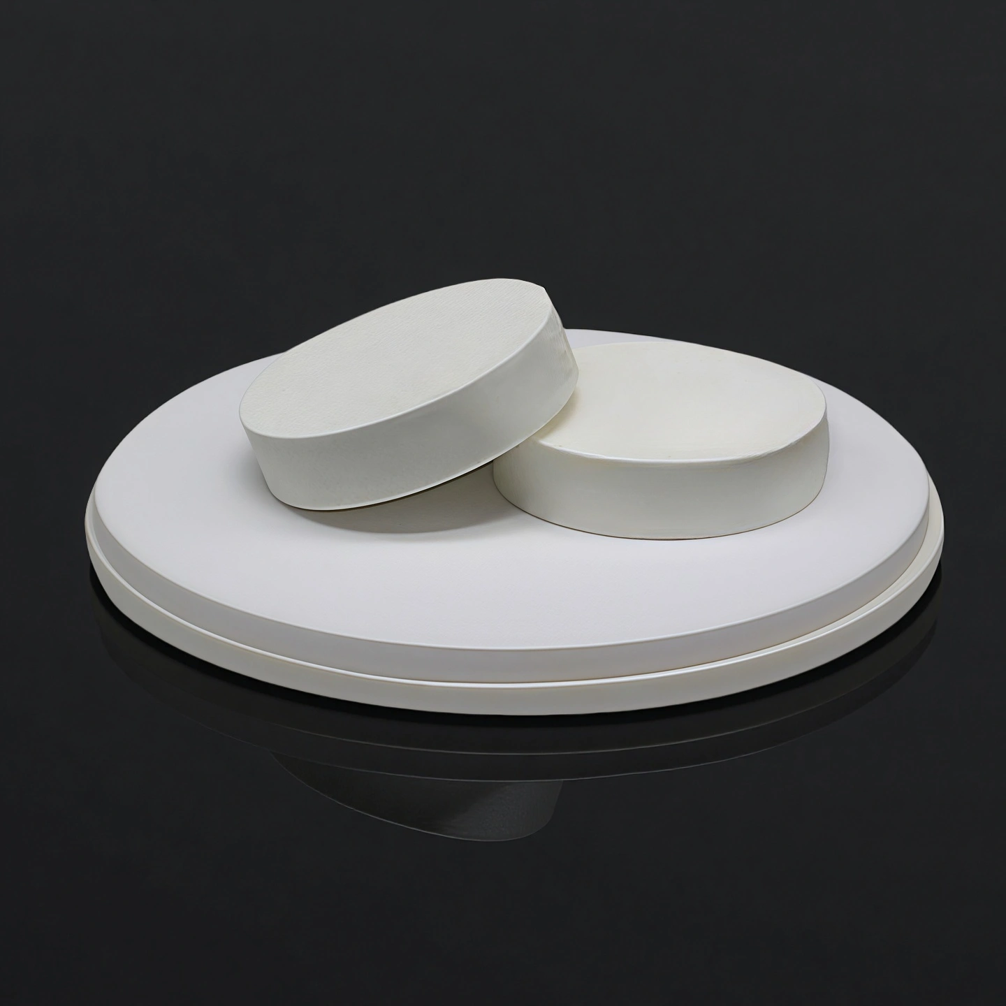 MgO plate in laboratory furnace setup