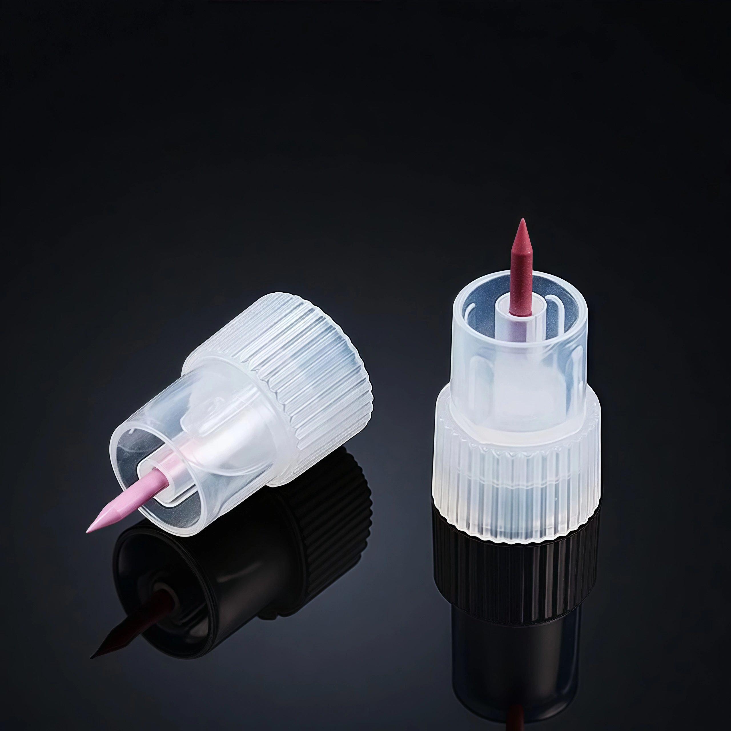 Variation of closed and open-end alumina ceramic tubes