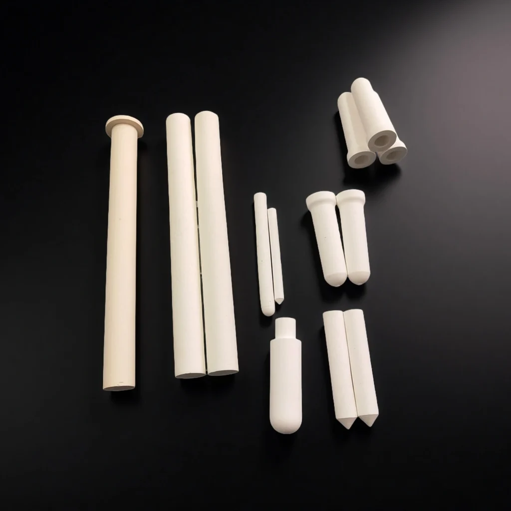 Technical drawing of boron nitride rod with ±0.1mm tolerance