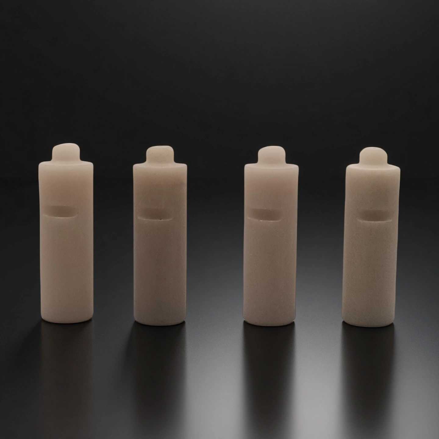 Closed-end aluminum nitride nozzle for plasma spray