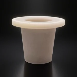 Custom AlN crucible for vacuum furnace use