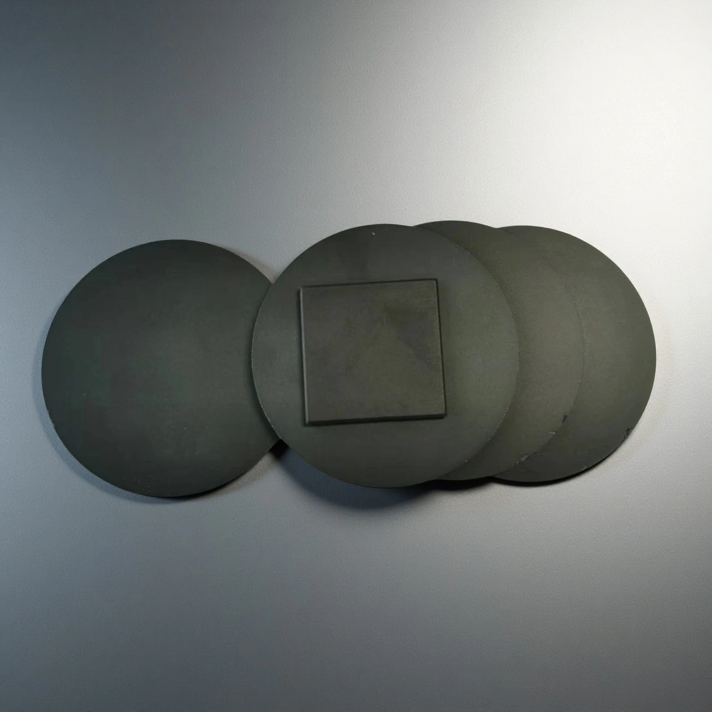 Customized black alumina ceramic substrate with drilled holes