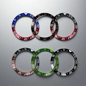 Custom laser-engraved zirconia ceramic bezel for OEM watches