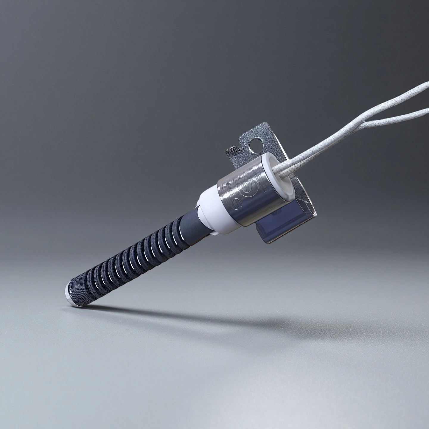Customizable silicon carbide igniter with technical drawing